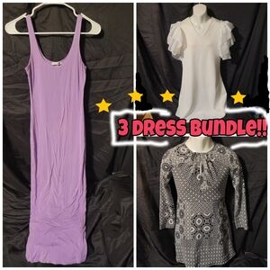 🥳3 Dress Bundle!!!!! 3 Ladies Dresses, Size Small🥳